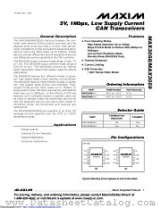 MAX3058ASA+ datasheet pdf MAXIM - Dallas Semiconductor