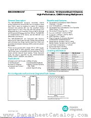 MAX307MWI/PR-T datasheet pdf MAXIM - Dallas Semiconductor