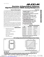 MAX308ESE-T datasheet pdf MAXIM - Dallas Semiconductor