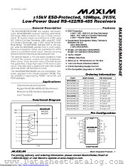 MAX3094ECUE+ datasheet pdf MAXIM - Dallas Semiconductor