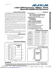 MAX3095EPE+ datasheet pdf MAXIM - Dallas Semiconductor