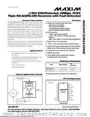 MAX3097EEEE+ datasheet pdf MAXIM - Dallas Semiconductor