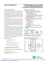 MAX3111ECWI+TG36 datasheet pdf MAXIM - Dallas Semiconductor