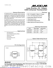 MAX3120CUA+ datasheet pdf MAXIM - Dallas Semiconductor