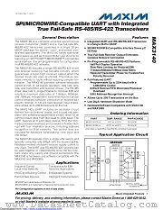 MAX3140CEI+ datasheet pdf MAXIM - Dallas Semiconductor