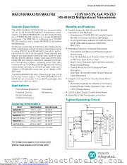 MAX3161CAG-T datasheet pdf MAXIM - Dallas Semiconductor