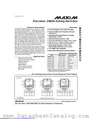 MAX318CSA+ datasheet pdf MAXIM - Dallas Semiconductor