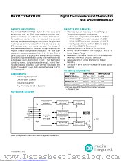 MAX31723MUA+T datasheet pdf MAXIM - Dallas Semiconductor