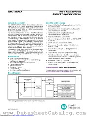 MAX31820PARMCR+ datasheet pdf MAXIM - Dallas Semiconductor
