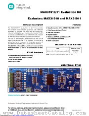 MAX31911EVKIT# datasheet pdf MAXIM - Dallas Semiconductor