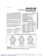 MAX320CSA+ datasheet pdf MAXIM - Dallas Semiconductor