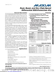 MAX3205EAWL+ datasheet pdf MAXIM - Dallas Semiconductor