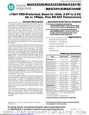 MAX3232EETE+T datasheet pdf MAXIM - Dallas Semiconductor