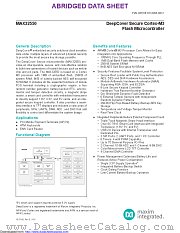 MAX32550-LNS+T datasheet pdf MAXIM - Dallas Semiconductor