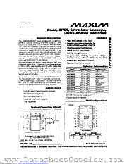 MAX326CEE+ datasheet pdf MAXIM - Dallas Semiconductor