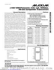 MAX3319EEAE+T datasheet pdf MAXIM - Dallas Semiconductor