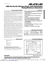 MAX3353EEBP+ datasheet pdf MAXIM - Dallas Semiconductor