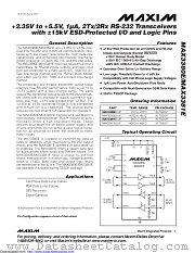 MAX3380EEUP+T datasheet pdf MAXIM - Dallas Semiconductor