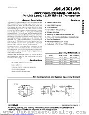 MAX3430ESA-T datasheet pdf MAXIM - Dallas Semiconductor