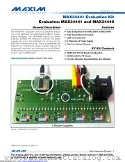MAX34441EVKIT# datasheet pdf MAXIM - Dallas Semiconductor