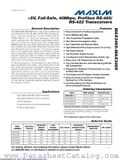 MAX3465ESD+T datasheet pdf MAXIM - Dallas Semiconductor