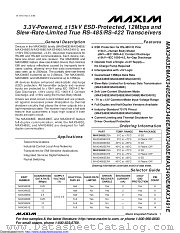 MAX3490EESA/GH9-T datasheet pdf MAXIM - Dallas Semiconductor