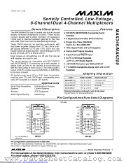 MAX350EAP+T datasheet pdf MAXIM - Dallas Semiconductor