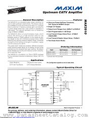 MAX3510EEP+ datasheet pdf MAXIM - Dallas Semiconductor