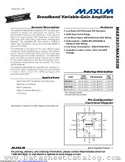 MAX3538UTC+ datasheet pdf MAXIM - Dallas Semiconductor