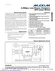 MAX3736EVKIT datasheet pdf MAXIM - Dallas Semiconductor