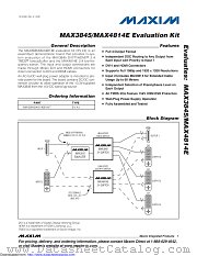 MAX3845EVKIT datasheet pdf MAXIM - Dallas Semiconductor