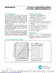 MAX396EWI/GG8 datasheet pdf MAXIM - Dallas Semiconductor