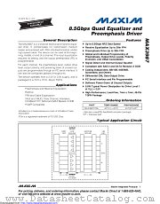 MAX3987 datasheet pdf MAXIM - Dallas Semiconductor