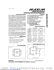 MAX634CSA-T datasheet pdf MAXIM - Dallas Semiconductor