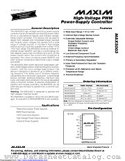 MAX5003ESE+T datasheet pdf MAXIM - Dallas Semiconductor
