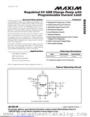 MAX5008CUB+ datasheet pdf MAXIM - Dallas Semiconductor