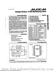 MAX501BEWG+ datasheet pdf MAXIM - Dallas Semiconductor