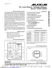 MAX515ESA+ datasheet pdf MAXIM - Dallas Semiconductor