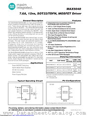 MAX5048A datasheet pdf MAXIM - Dallas Semiconductor