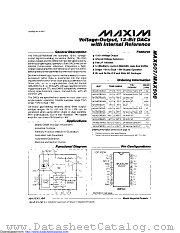MAX508AEWP datasheet pdf MAXIM - Dallas Semiconductor