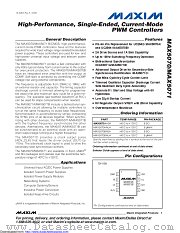 MAX5070AASA+ datasheet pdf MAXIM - Dallas Semiconductor