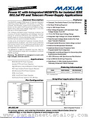 MAX5074AAUP+T datasheet pdf MAXIM - Dallas Semiconductor
