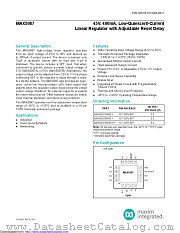 MAX5087AATE+ datasheet pdf MAXIM - Dallas Semiconductor