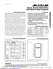 MAX510AEWE+ datasheet pdf MAXIM - Dallas Semiconductor
