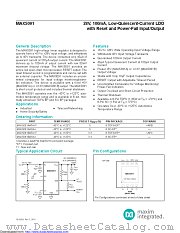 MAX5091AASA+ datasheet pdf MAXIM - Dallas Semiconductor