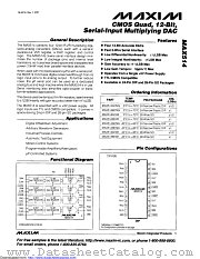 MAX514BCNG+ datasheet pdf MAXIM - Dallas Semiconductor
