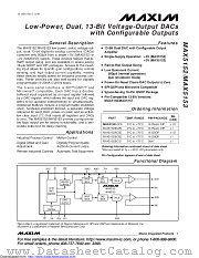 MAX5152BCEE+ datasheet pdf MAXIM - Dallas Semiconductor