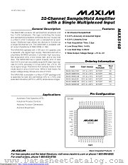 MAX5168N datasheet pdf MAXIM - Dallas Semiconductor