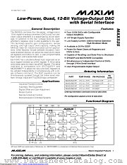 MAX525AEAP-T datasheet pdf MAXIM - Dallas Semiconductor