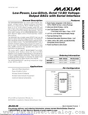 MAX5307EUE-T datasheet pdf MAXIM - Dallas Semiconductor
